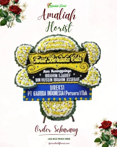 Papan Bunga Duka di Prupuk Selatan