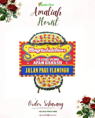 Bunga Papan Congratulation di Prupuk Selatan